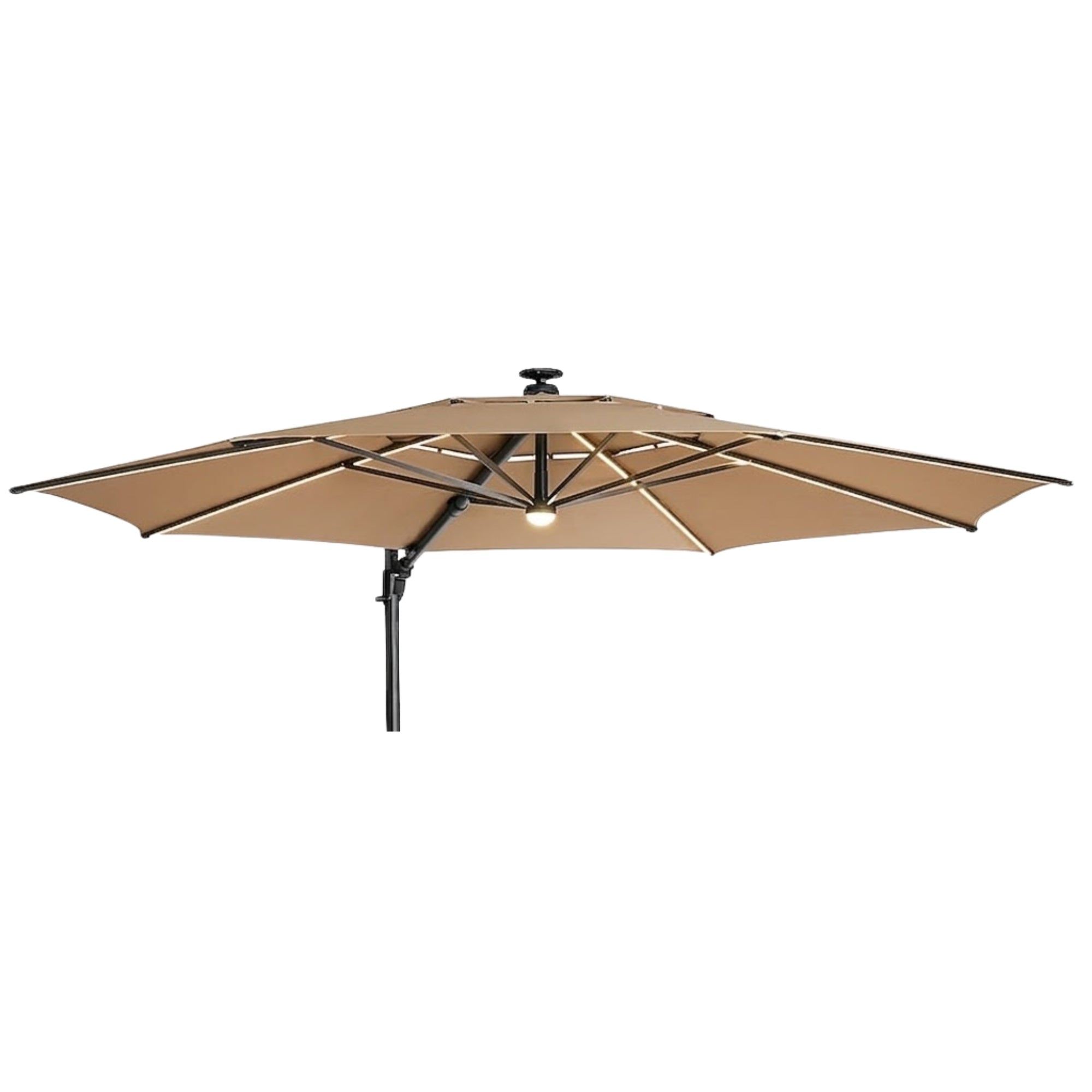 allen & roth patio umbrella Replacement Canopy for Allen Roth AG75ADT2-ELSU-B-LS 11' Solar Umbrell