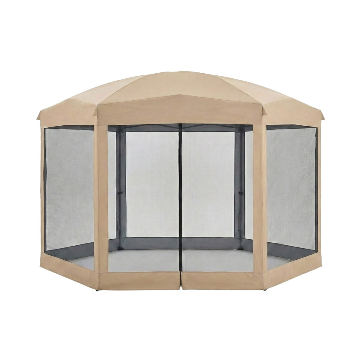 Garden Winds Replacement Canopy with Netting Set Compatible with The Coleman Back Home 10 x 12 Portable Gazebo