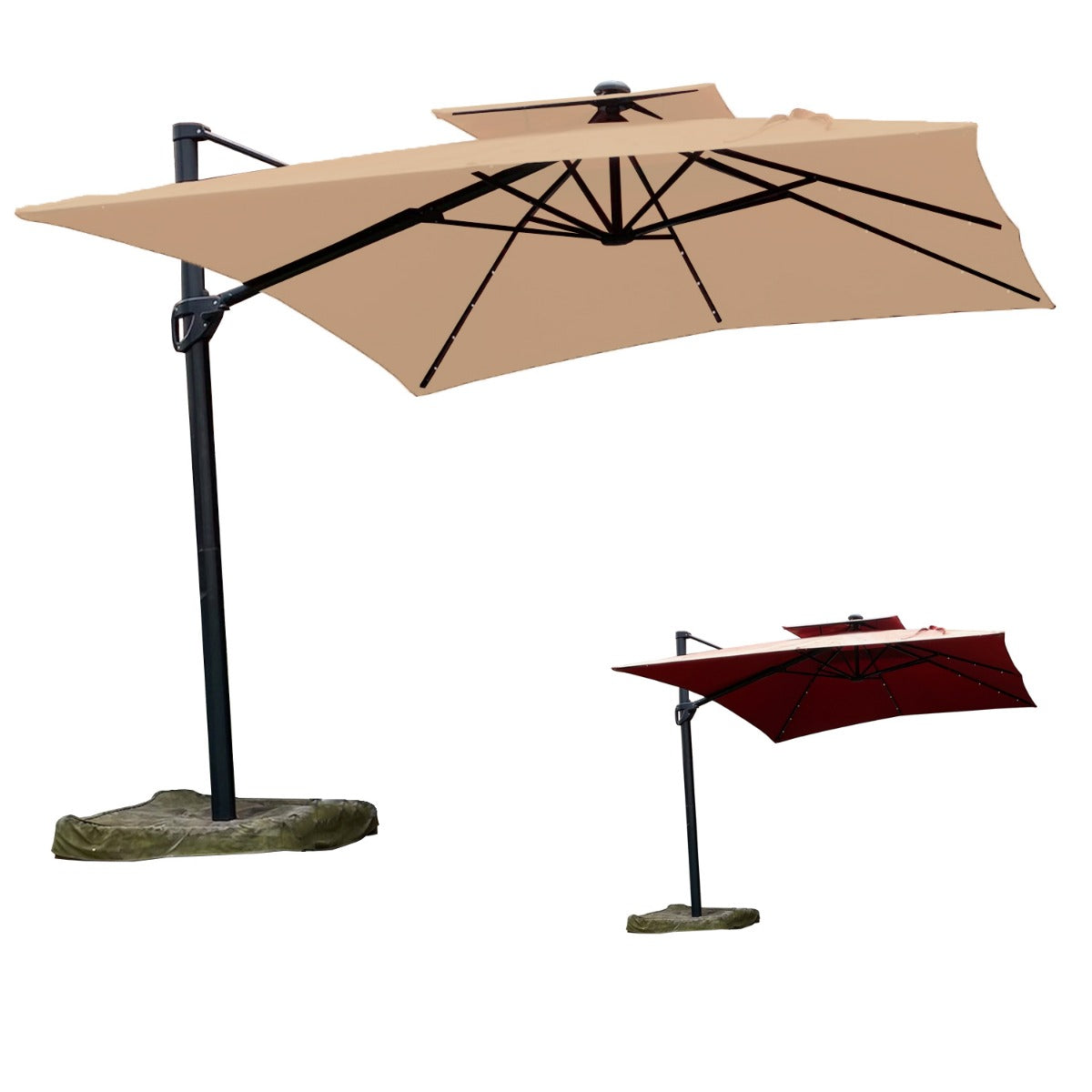 Replacement for Allen Roth Two Tiered Square Umbrella