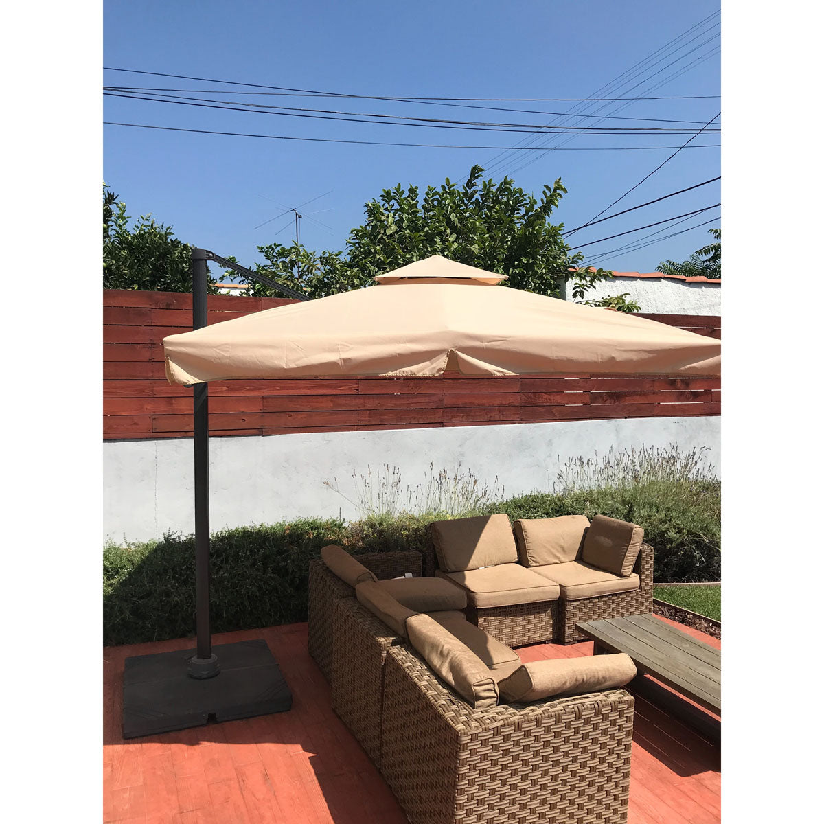 Replacement Canopy for Pac Bay 8ft Double Tier Umbrella Riplock