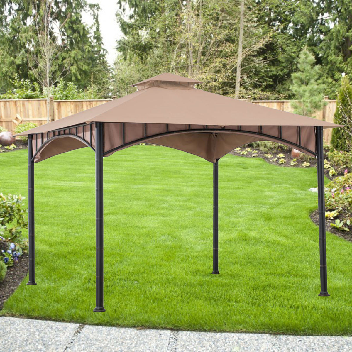 BEAMS Cabaret Poval × Kappa / Acromatico Replacement Canopy for Rosedale Gazebo A101011900 - Riplock 350