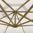 Replacement Canopy for 2020 11ft Faux Wood Grain Umbrella - Riplock 350
