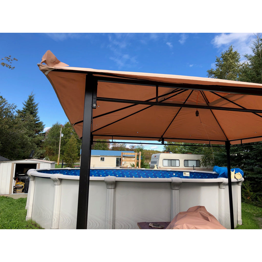 Replacement Canopy for BMR 10x10 Sun Shelter - Riplock 350