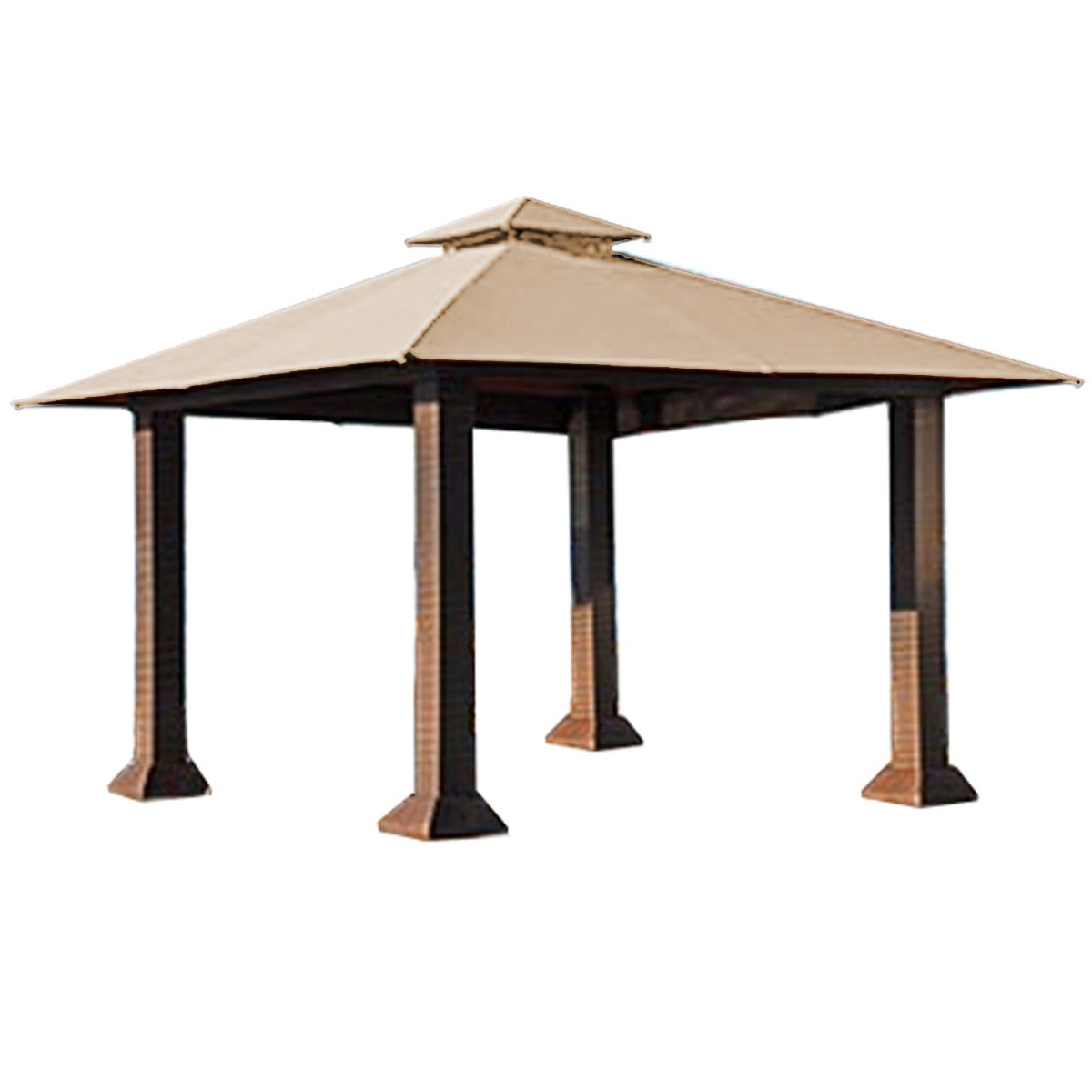 Replacement Canopy for Barcelona 12x12 Gazebo - BEIGE RipLock