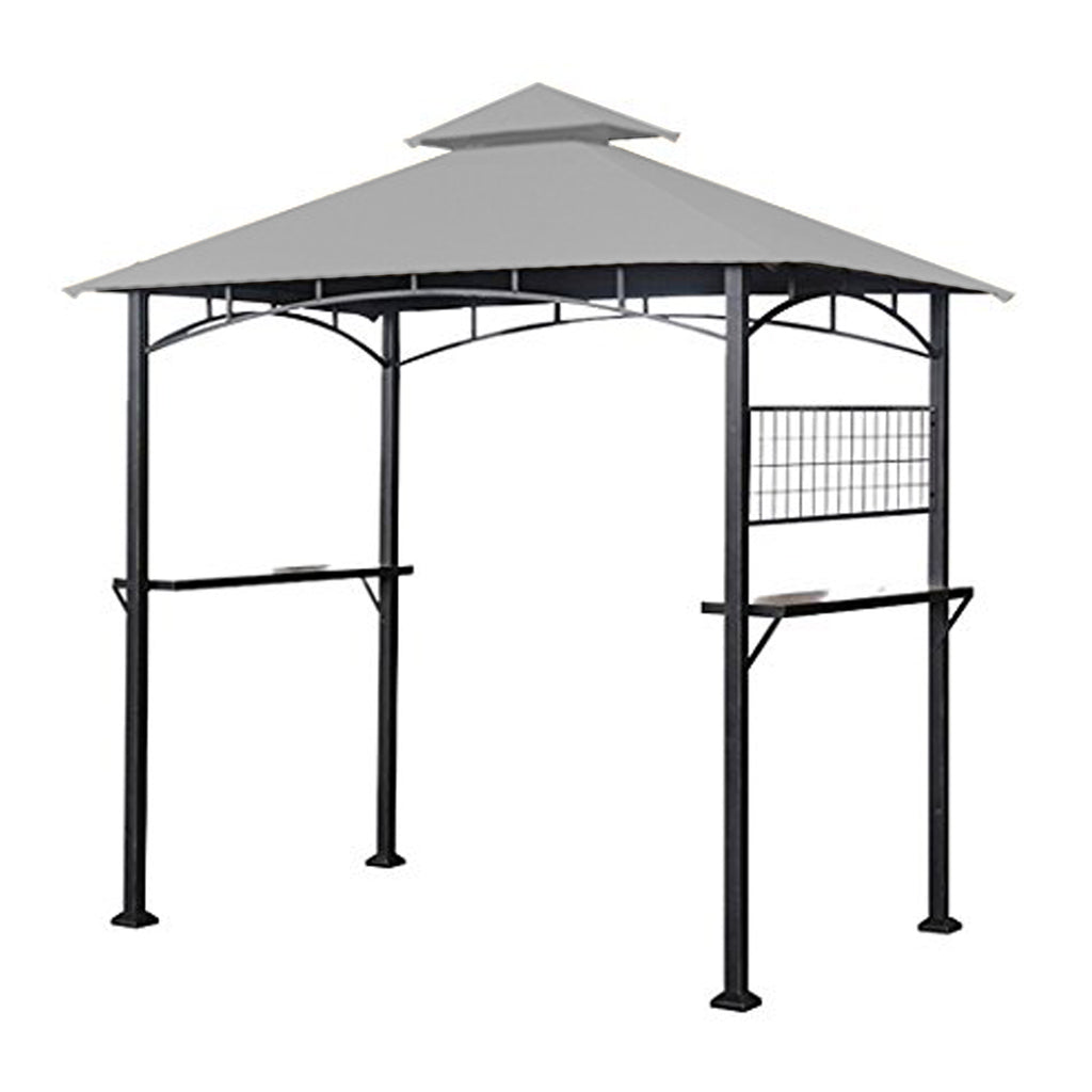 Replacement Canopy for Tile Grill Gazebo - Riplock 350, Slate Gray