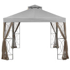 Replacement Canopy for Callaway Gazebo - Riplock 350, Slate Gray