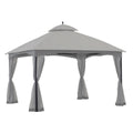 Replacement Canopy and Netting Set for A101012201, A101012202, A101012200 Zanker Gazebo - Riplock 350