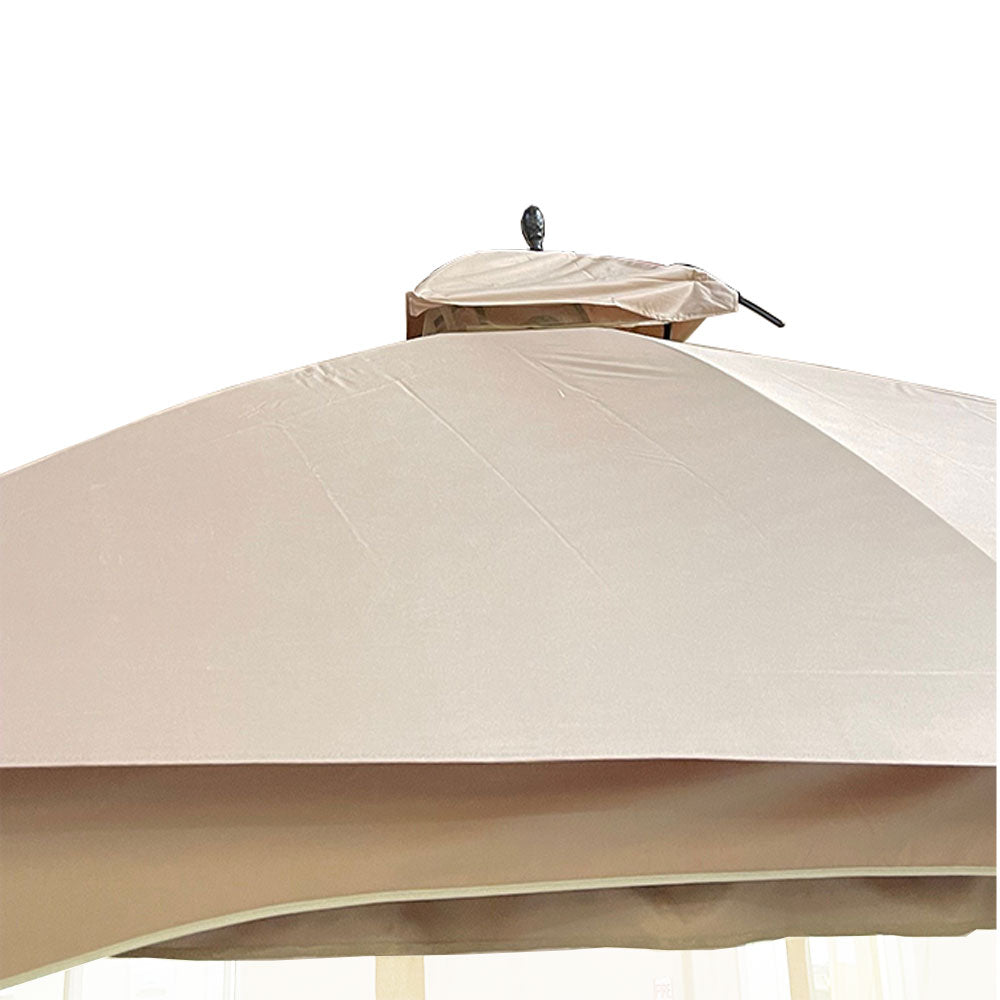 Replacement Canopy for A101012201, A101012202, A101012200 Zanker Gazebo - Riplock 350 - Slate Gray