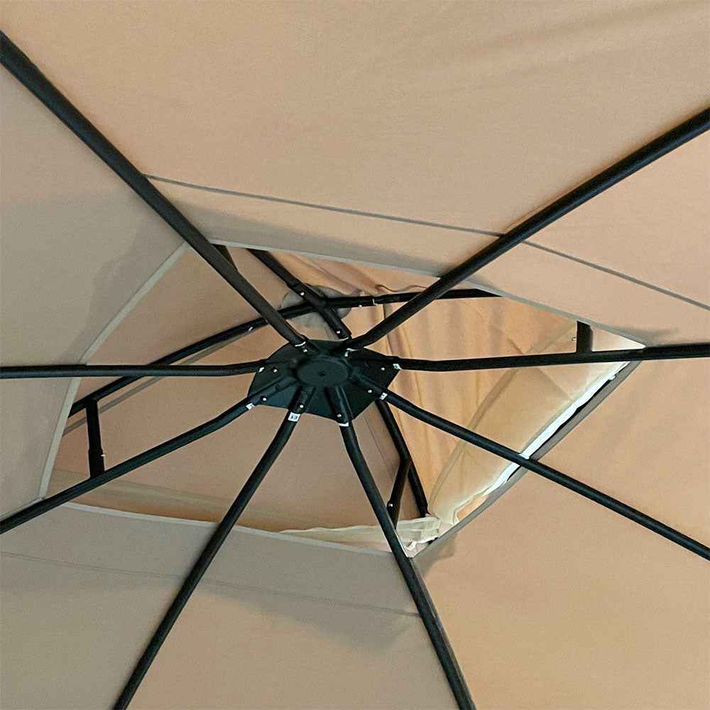 Replacement Canopy and Netting Set for A101012201, A101012202, A101012200 Zanker Gazebo - Riplock 350