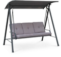 Replacement Canopy for Nora 3 Seat Swing - RipLock 350 - Slate Gray