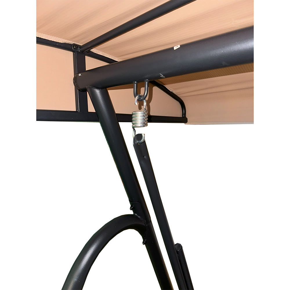 Replacement Canopy for East Oak 2 Person Swing - RipLock 350 - Slate Gray