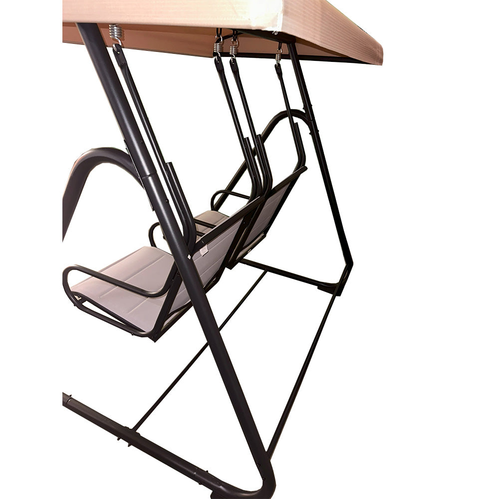 Replacement Canopy for East Oak 2 Person Swing - RipLock 350 - Slate Gray
