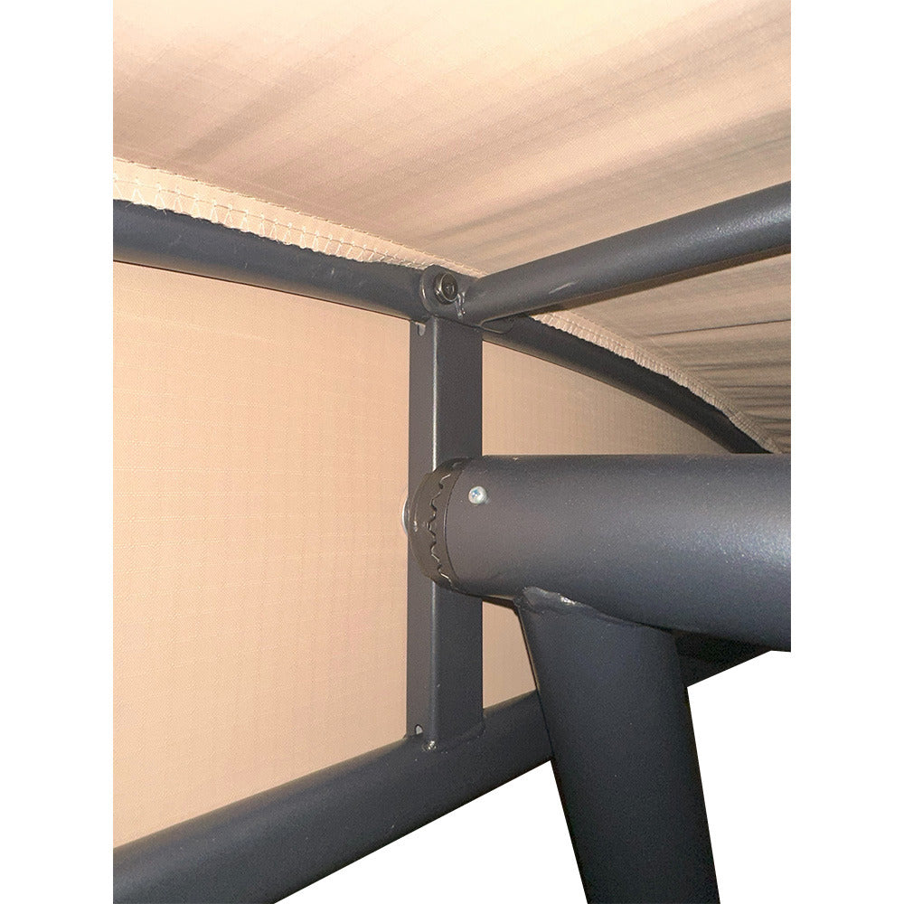Replacement Canopy for East Oak 2 Person Swing - RipLock 350 - Slate Gray