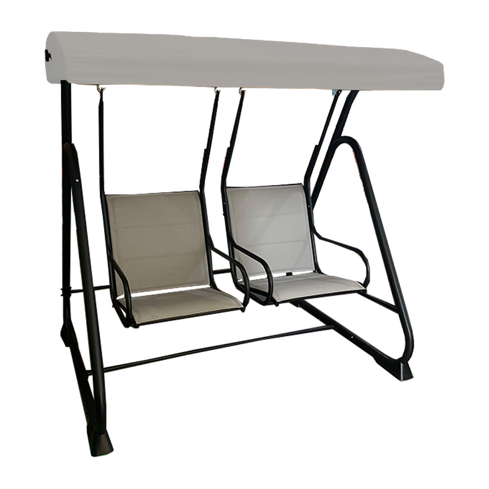 Replacement Canopy for East Oak 2 Person Swing - RipLock 350 - Slate Gray