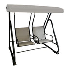 Replacement Canopy for East Oak 2 Person Swing - RipLock 350 - Slate Gray