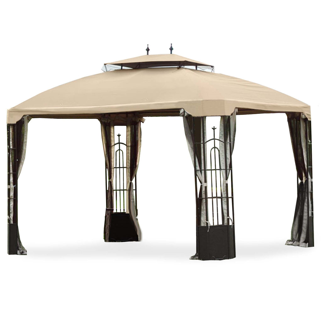 10 x 12 Bay Window Replacement Canopy and Net - RipLock 350