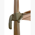 Replacement Canopy for Wood Grain Frame Umbrella - Riplock 350 - Beige