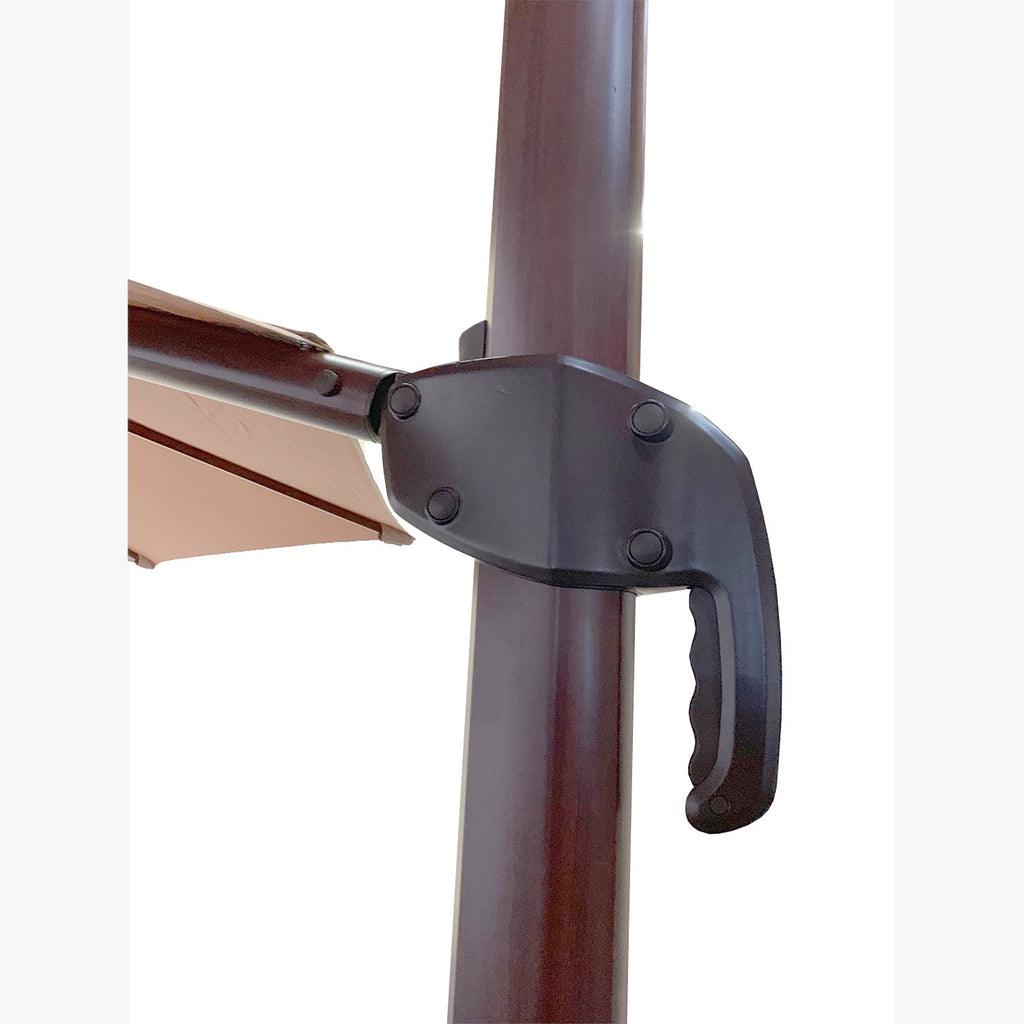 Replacement Canopy for Wood Grain Frame Umbrella - Riplock 350 - Beige