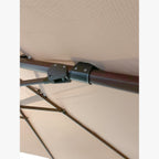 Replacement Canopy for Wood Grain Frame Umbrella - Riplock 350 - Beige