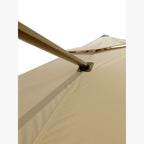 Replacement Canopy for Wood Grain Frame Umbrella - Riplock 350 - Beige