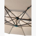 Replacement Canopy for Wood Grain Frame Umbrella - Riplock 350 - Beige