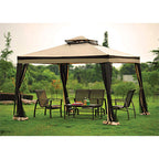 2010 Double Vent Gazebo Replacement Canopy - 350