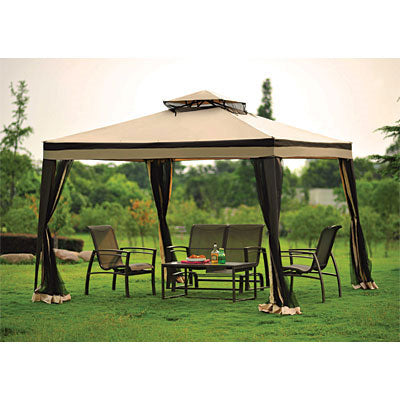 2010 Double Vent Gazebo Replacement Canopy - 350