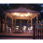 Replacement Canopy for Garden Treasures Tiki Hut Gaz - 350