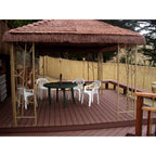 Replacement Canopy for Garden Treasures Tiki Hut Gazebo - 350