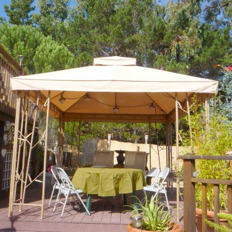 Replacement Canopy for Garden Treasures Tiki Hut Gazebo - 350