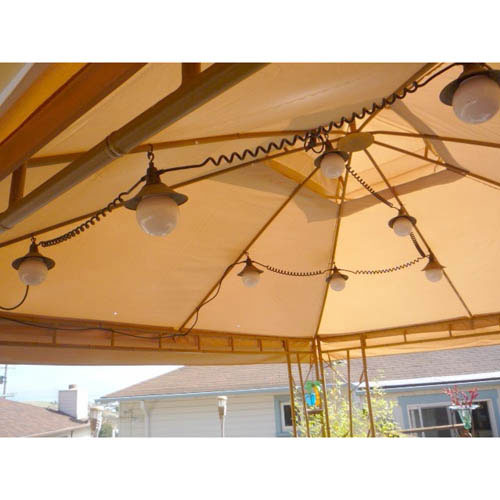 Replacement Canopy for Garden Treasures Tiki Hut Gazebo - 350