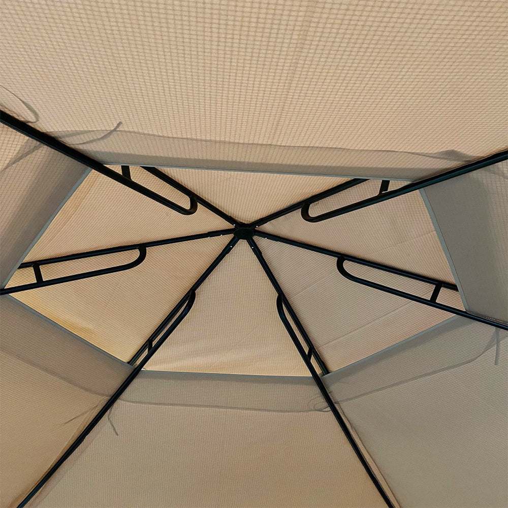 Replacement Canopy for 24026 Magnolia Hexagon Gazebo - Riplock 350