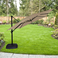 Replacement Canopy for Simply Shade Two Tiered Square Solar Umbrella - AG45RLDT2-30S-LS -Riplock 500