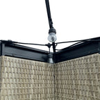Replacement Canopy for Wicker Woven Curved Top Gazebo - Riplock 350