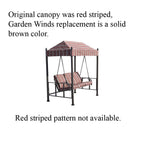 Replacement Canopy for Canyon Creek Swing - Brown