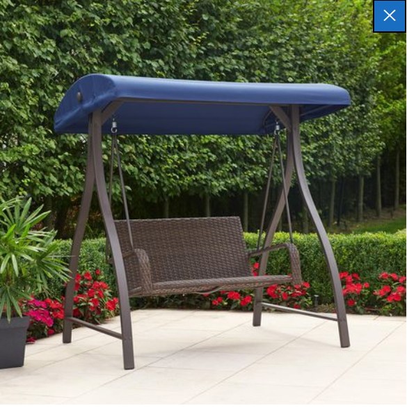 Replacement Canopy for Home Trends Tuscany II Patio Swing - RipLock 350
