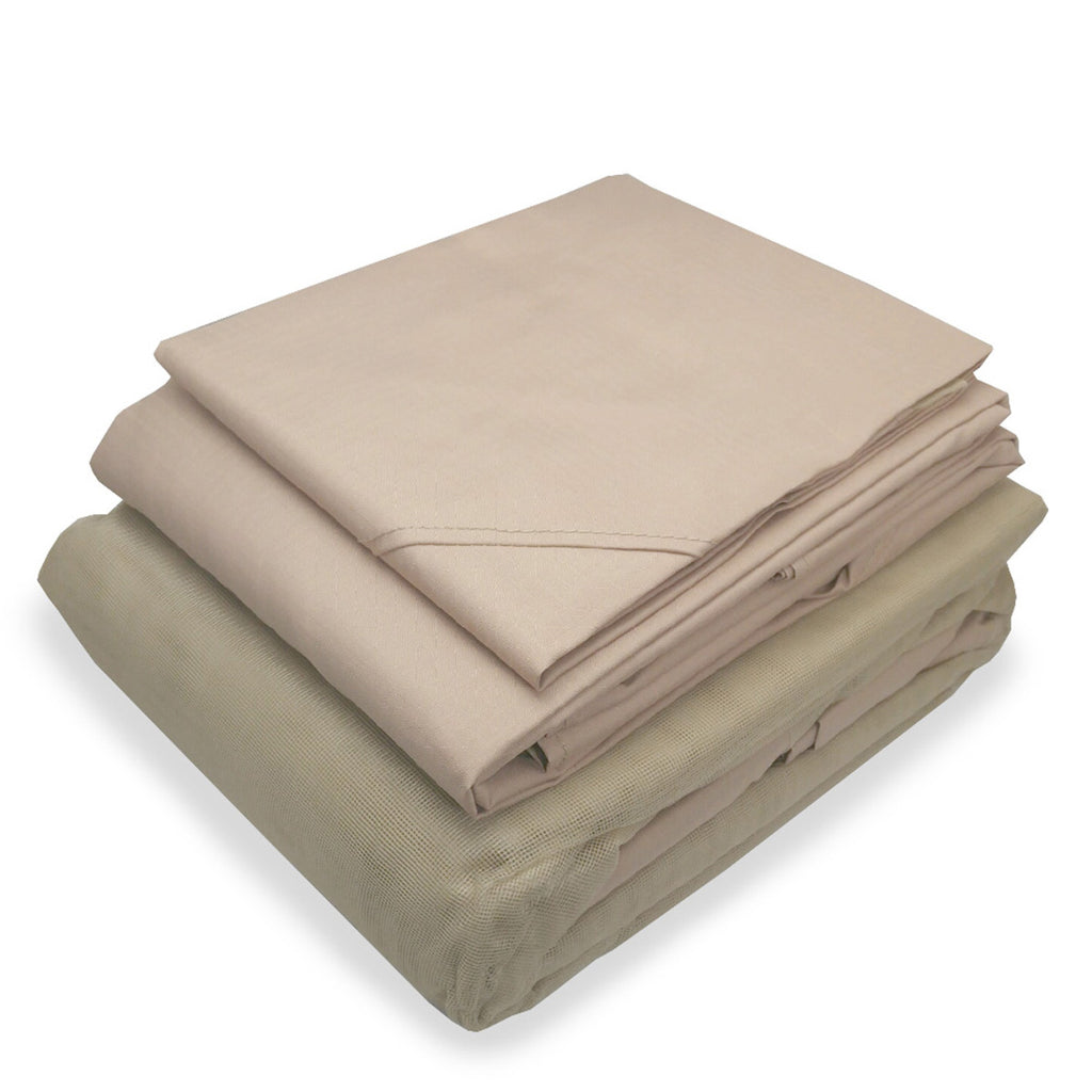 Replacement Canopy and Netting Set for Brown Frame Gazebo TPGAZ2303B - Riplock 350