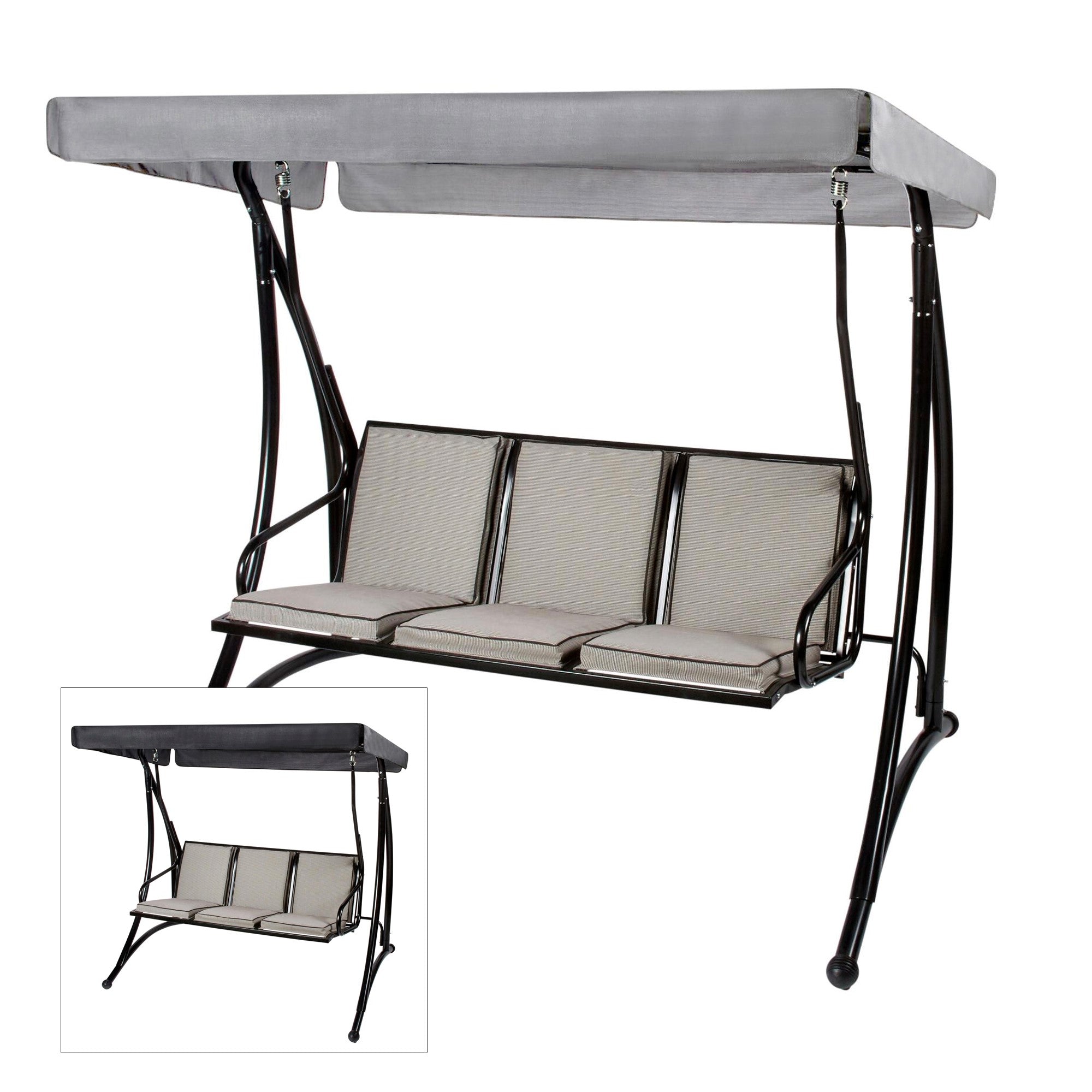Replacement Canopy for Regina Swing - Slate Gray