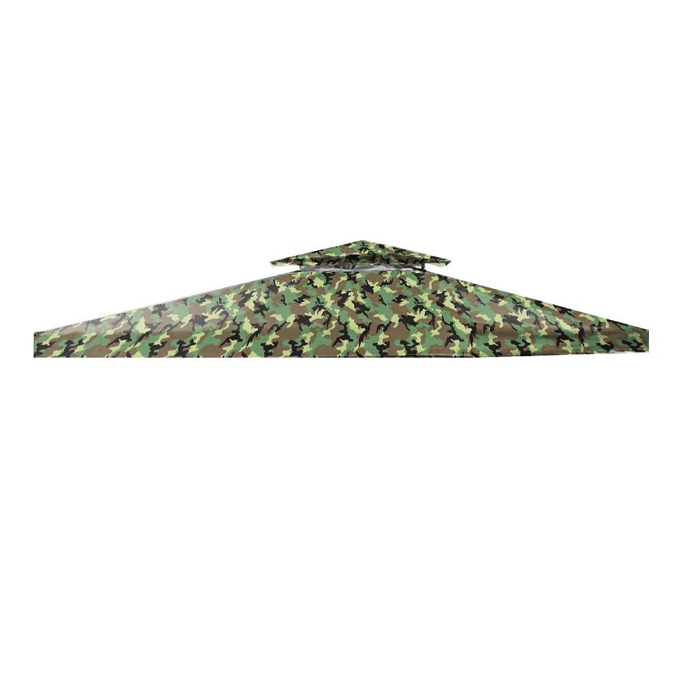10 X 10 Universal Replacement Canopy 2-Tiered - 350, Camo Green