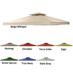 10 X 10 Universal Replacement Canopy 2-Tiered