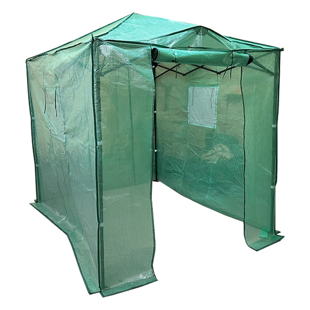 Replacement Cover for Crown Shades 8’ x 6’ Pop Up Greenhouse - PE Fabric - Green