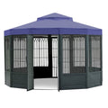 Sunhouse Gazebo Replacement Canopy - Riplock 350, True Navy