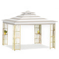 Replacement Canopy for GT S-J-109 Gazebo - 350, Cabana Beige