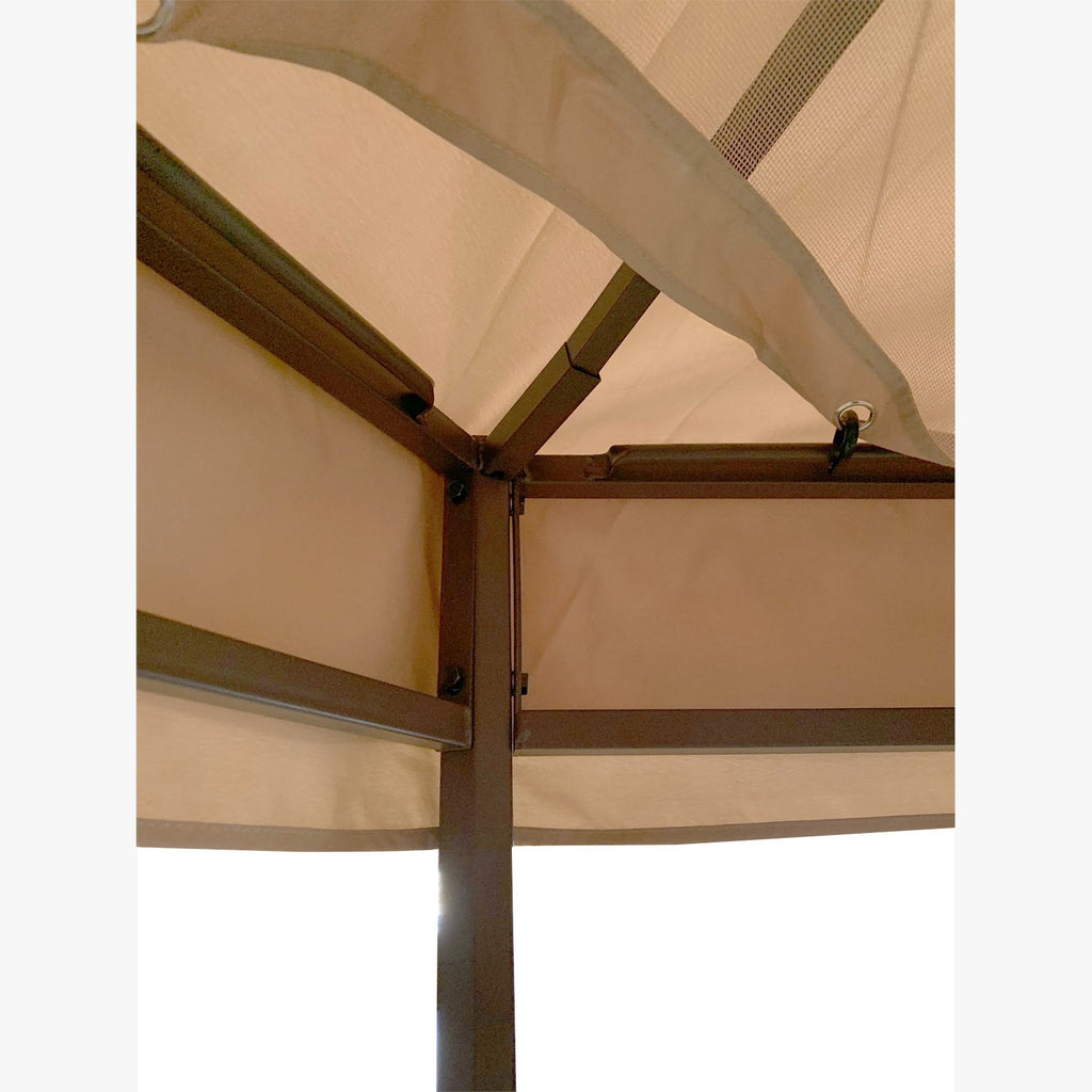 Replacement Canopy for Messner Isle Hexagon Gazebo - Riplock 350