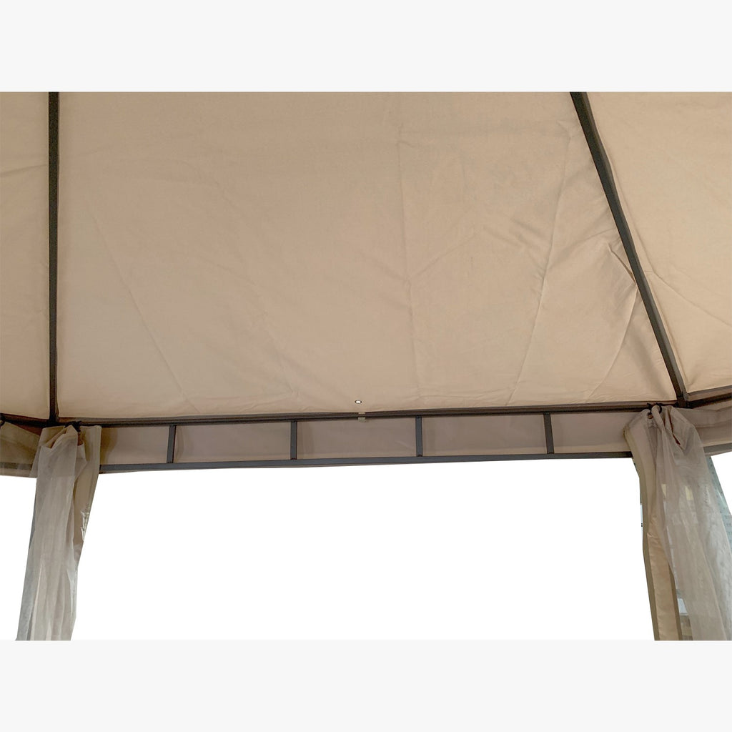 Replacement Canopy for Messner Isle Hexagon Gazebo - Riplock 350