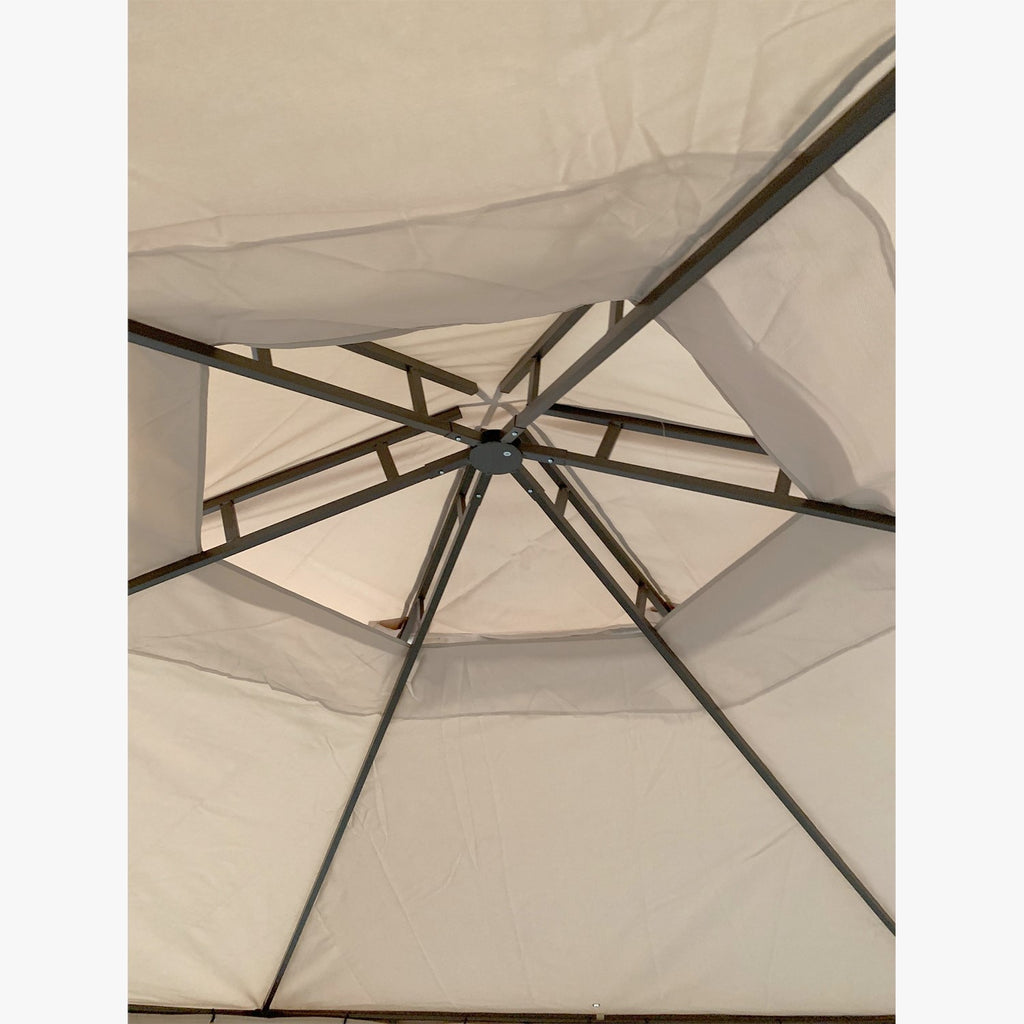 Replacement Canopy for Messner Isle Hexagon Gazebo - Riplock 350