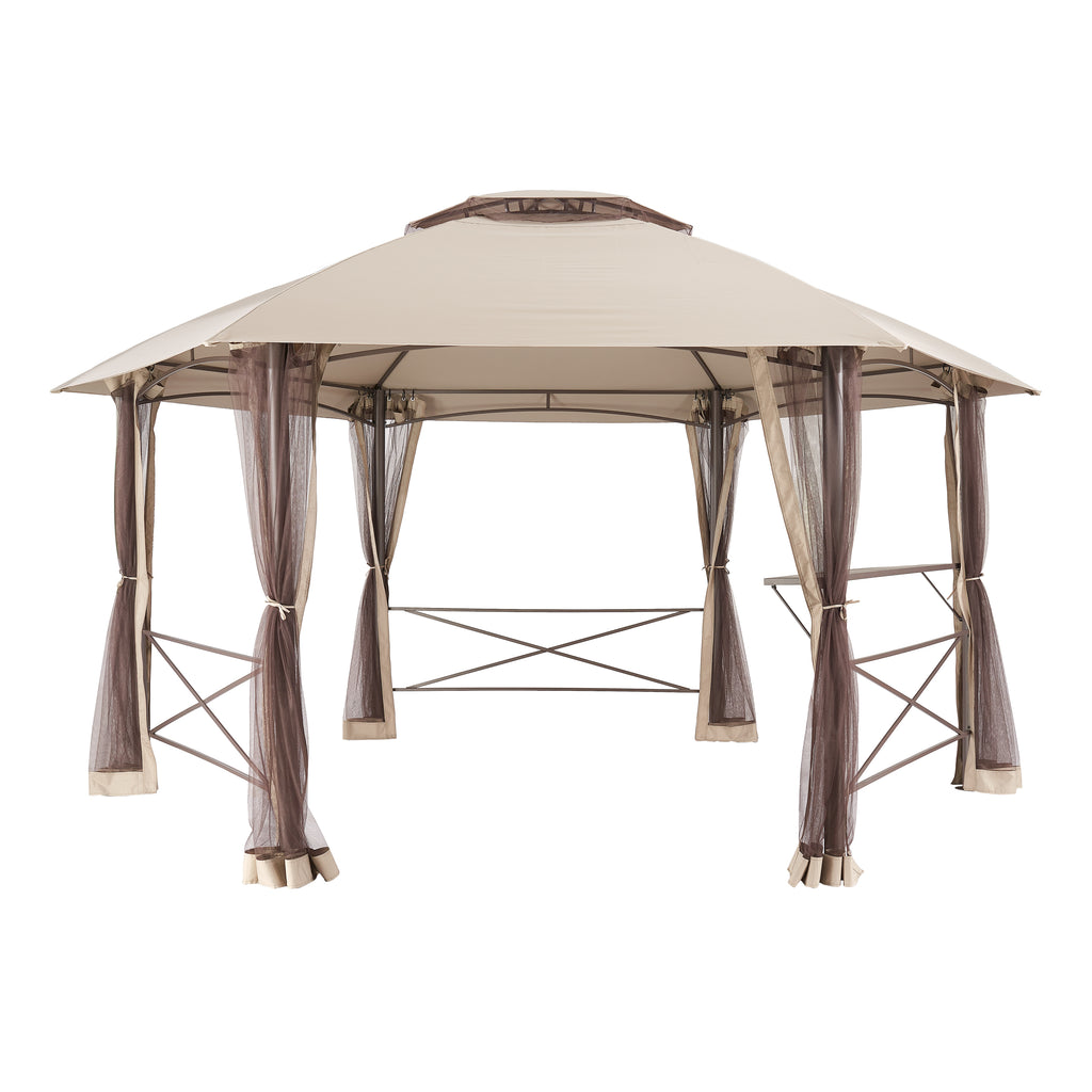 Replacement Canopy for Hemlock Hexagon Gazebo - Riplock 350