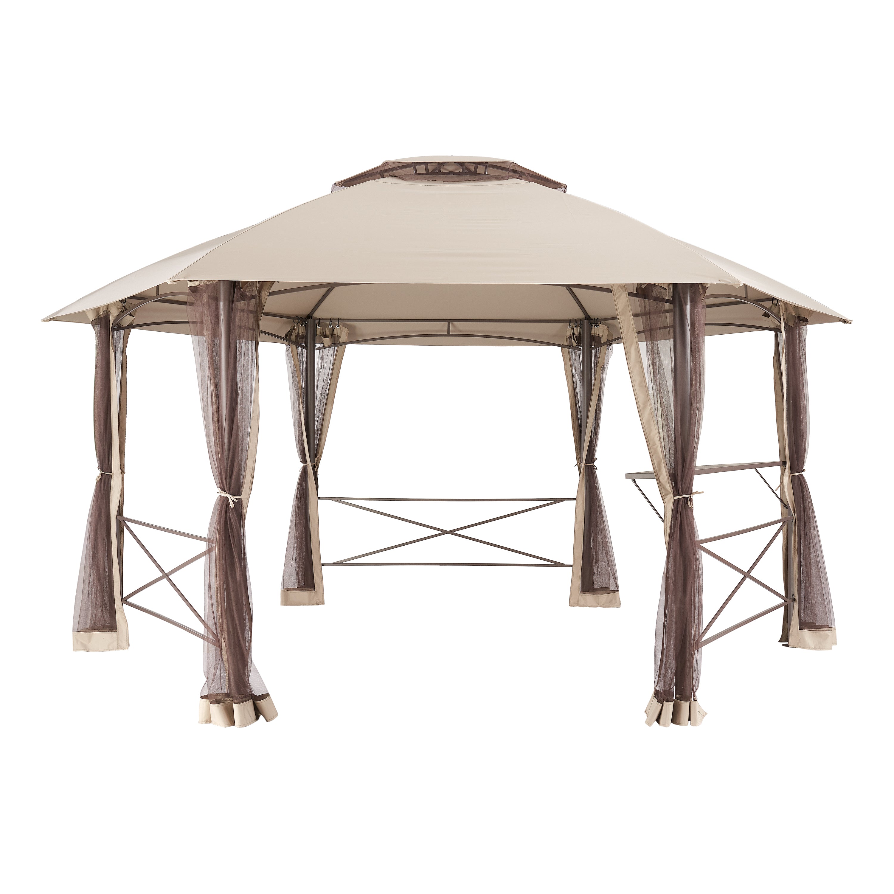 Replacement Canopy for Hemlock Hexagon Gazebo - Riplock 350