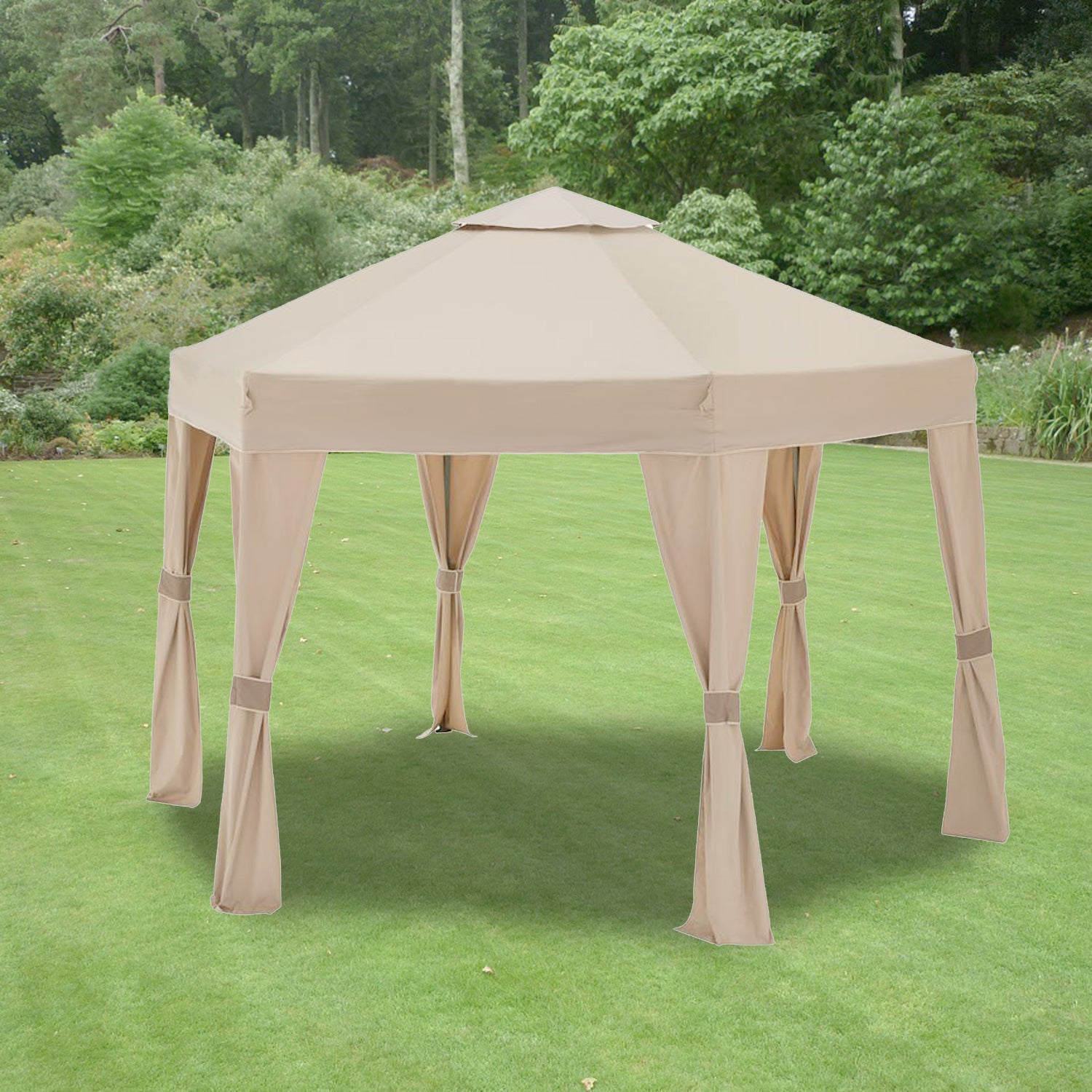 Replacement Canopy for Tacoma Hexagon Gazebo - Riplock 350