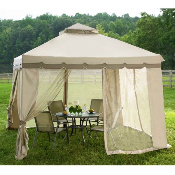 Replacement Canopy and Netting for 10 x 10 Pop Up Gazebo - RipLock 350